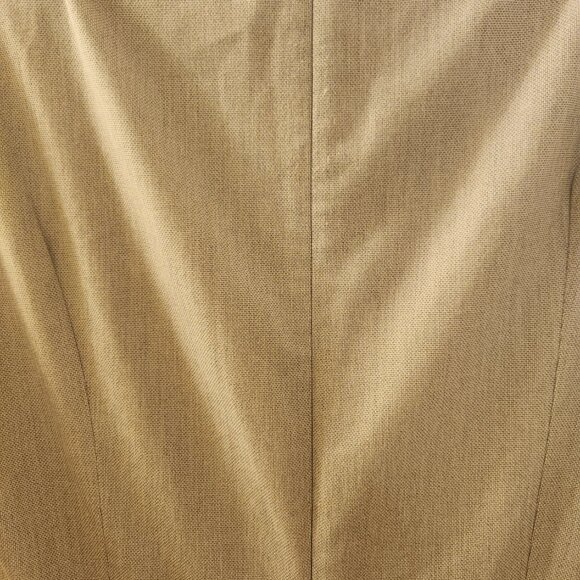 Banana Republic Dress with Layered Sleeves Light Gray Long Women's Size 18 - Picture 9 of 10